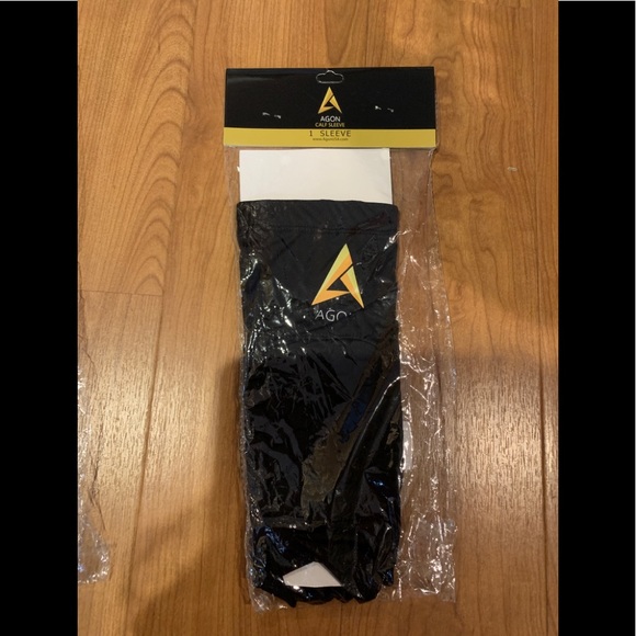 Agon Leg/Calf Compression Sleeve With Shin Padding - Picture 1 of 11